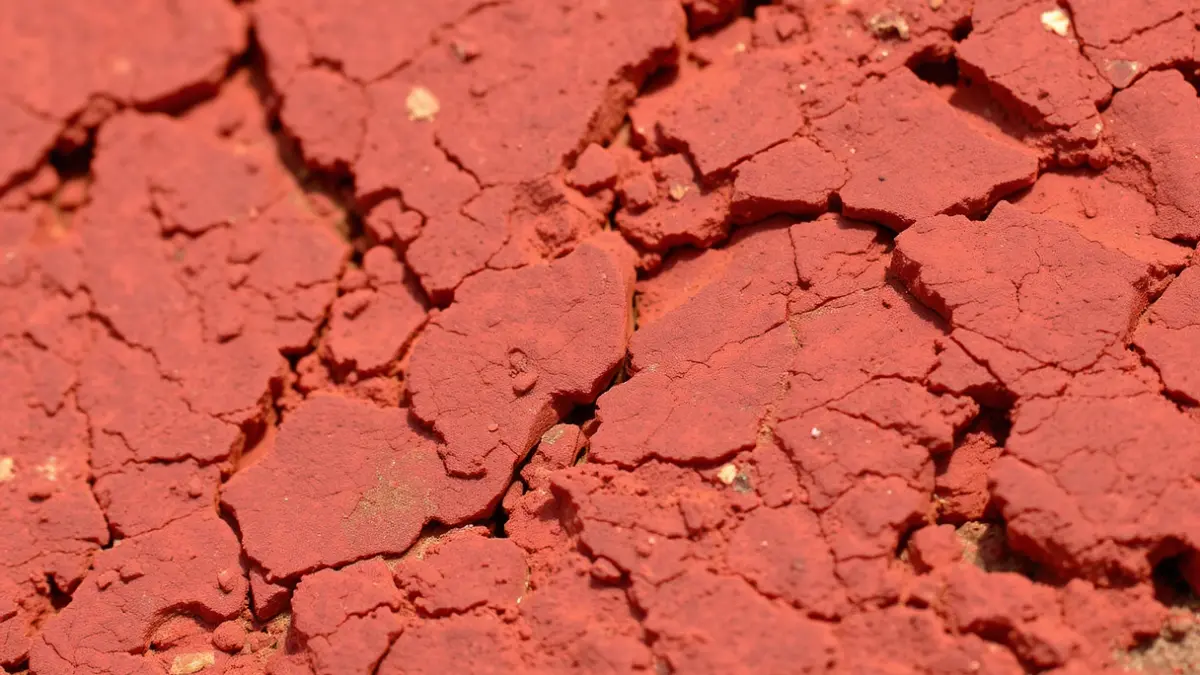 Imagen genérica de una roca sedimentaria rojiza, conocida como Pedra Cabaleira.
