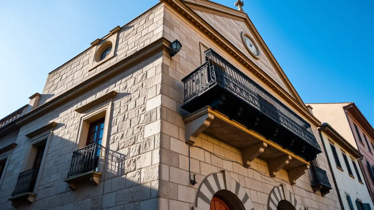 Imaxe da fachada dun concello galego