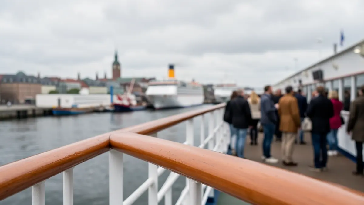 Imagen genérica de un crucero en un puerto.