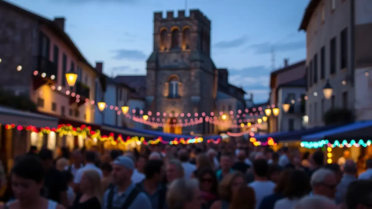 Imagen genérica de un festival cultural en un pueblo gallego.