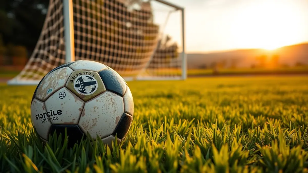 Imagen genérica de un balón de fútbol sobre césped.