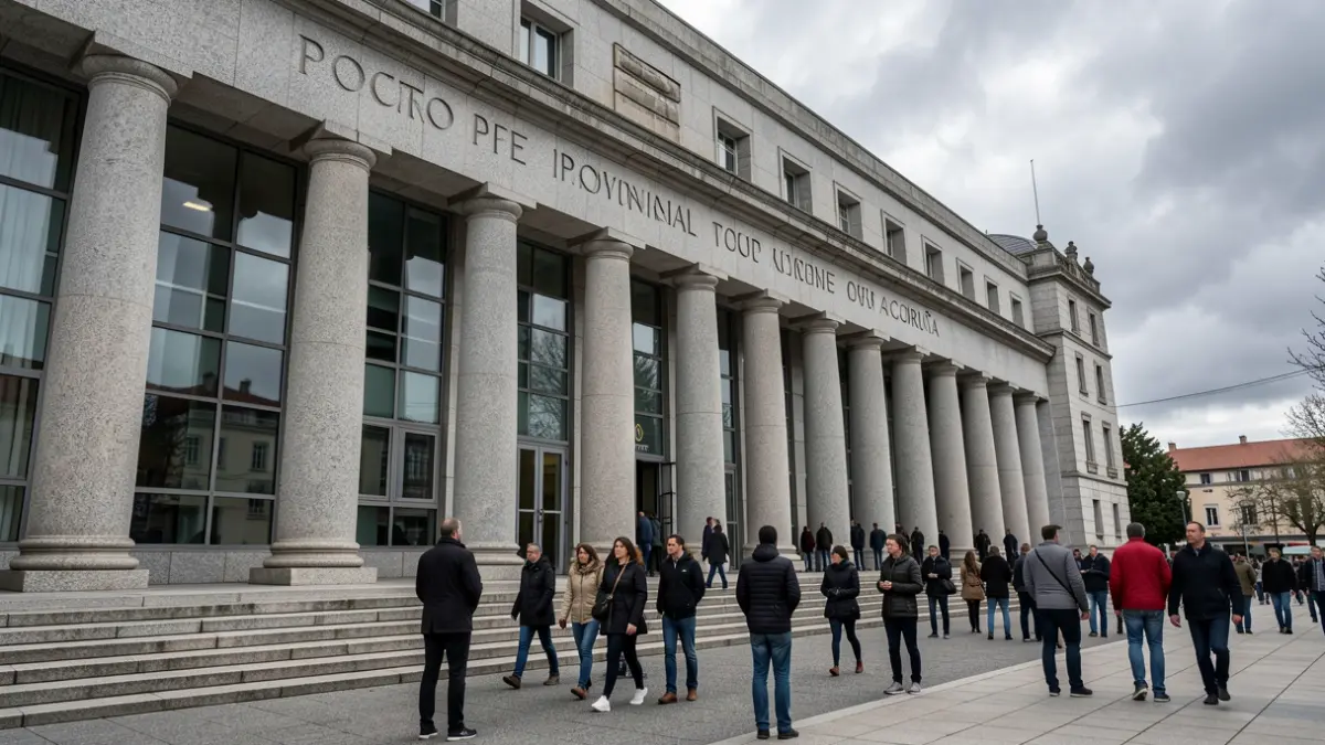 Imagen genérica del edificio de la Audiencia Provincial de A Coruña.