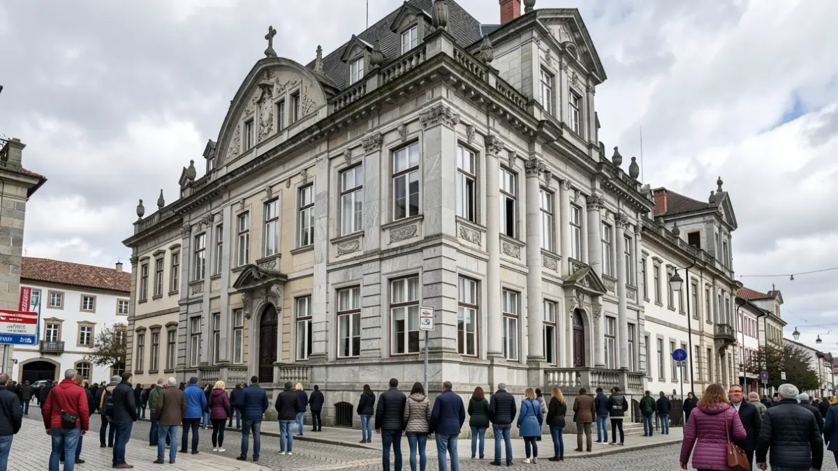 Imagen genérica de un edificio histórico de granito en Galicia.