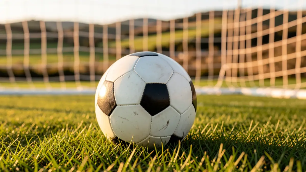 Imagen genérica de un balón de fútbol sobre césped