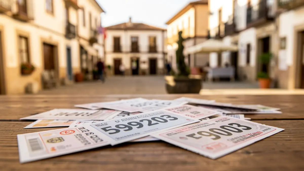 Primer premio de la Lotería Nacional en Marín.