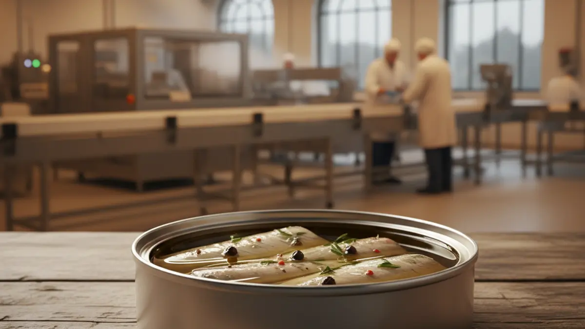 Imagen genérica de una lata de conserva de pescado, simbolizando la industria alimentaria.