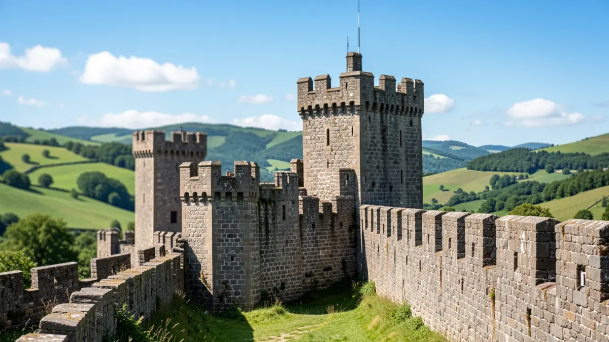 Imaxe xenérica do Castelo de Vimianzo, Galicia.