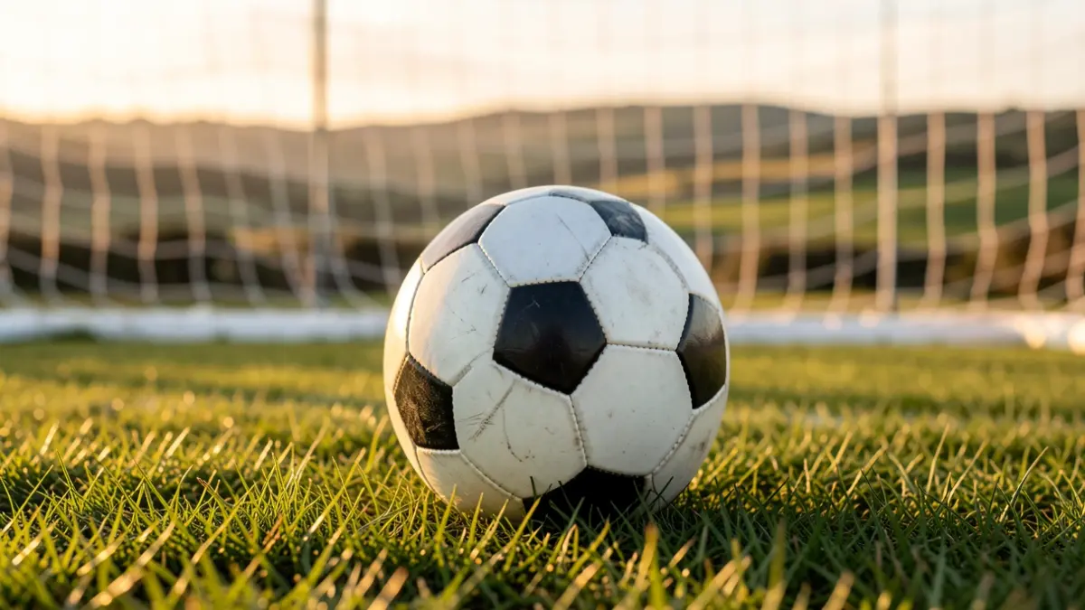 Imagen genérica de un balón de fútbol sobre césped