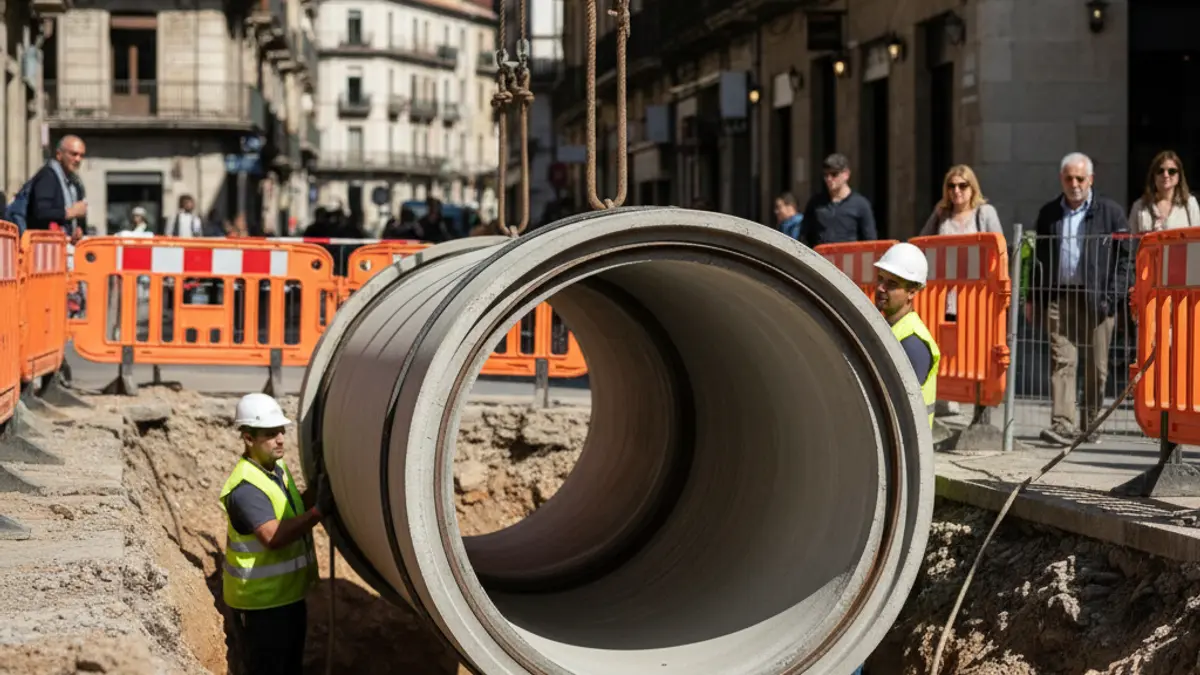 Imagen genérica de obras de infraestructura hidráulica