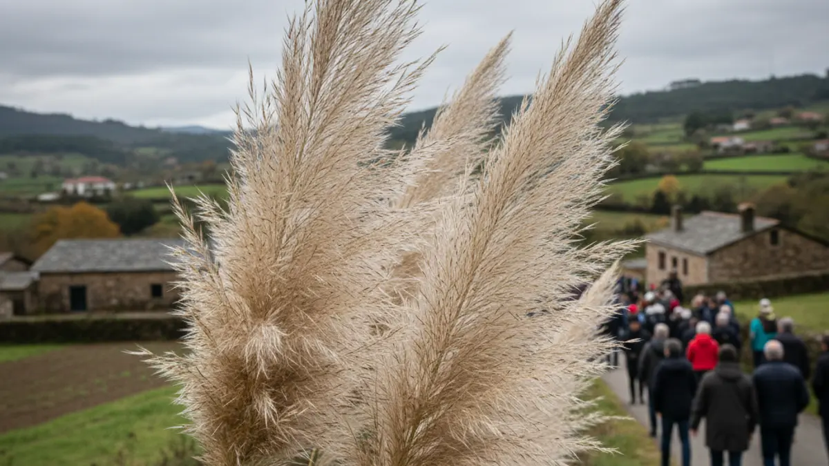 Imaxe xenérica de plumachos ou herba da pampa.