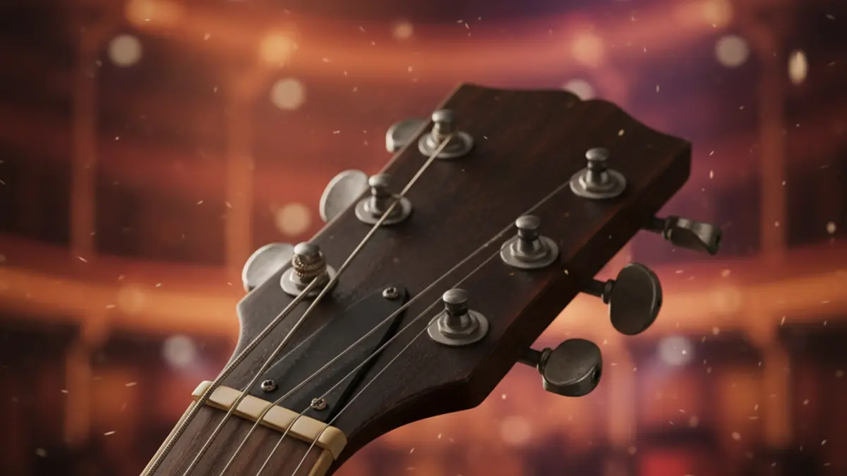 Imaxe xenérica dunha guitarra eléctrica, simbolizando a música rock.