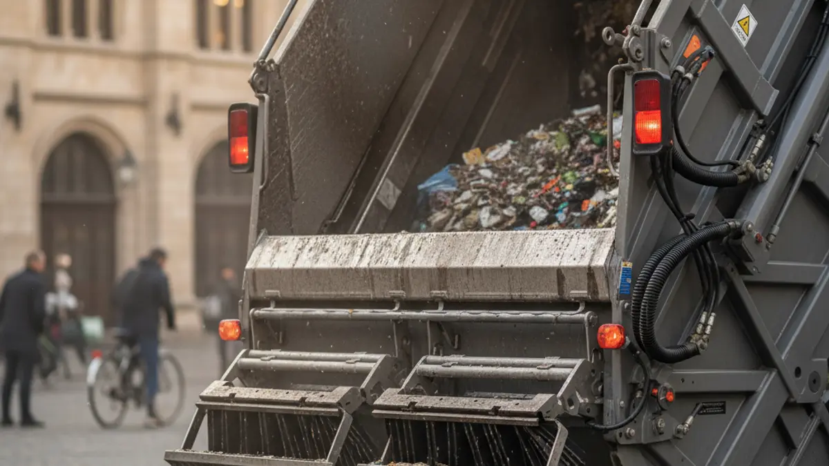 Imagen genérica de un camión de recogida de basura.