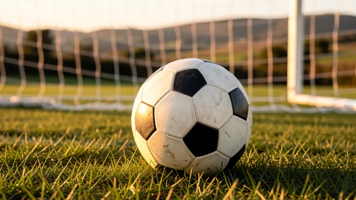 Imagen genérica de un balón de fútbol sobre césped recién cortado.