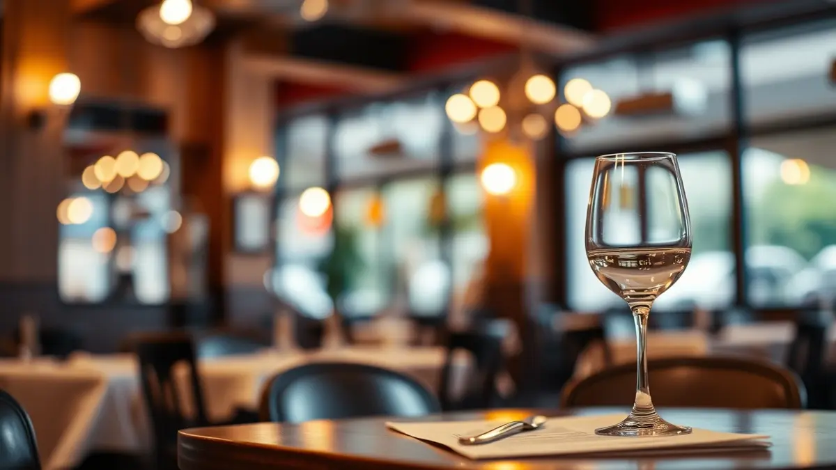 Imagen genérica de un interior de restaurante acogedor.