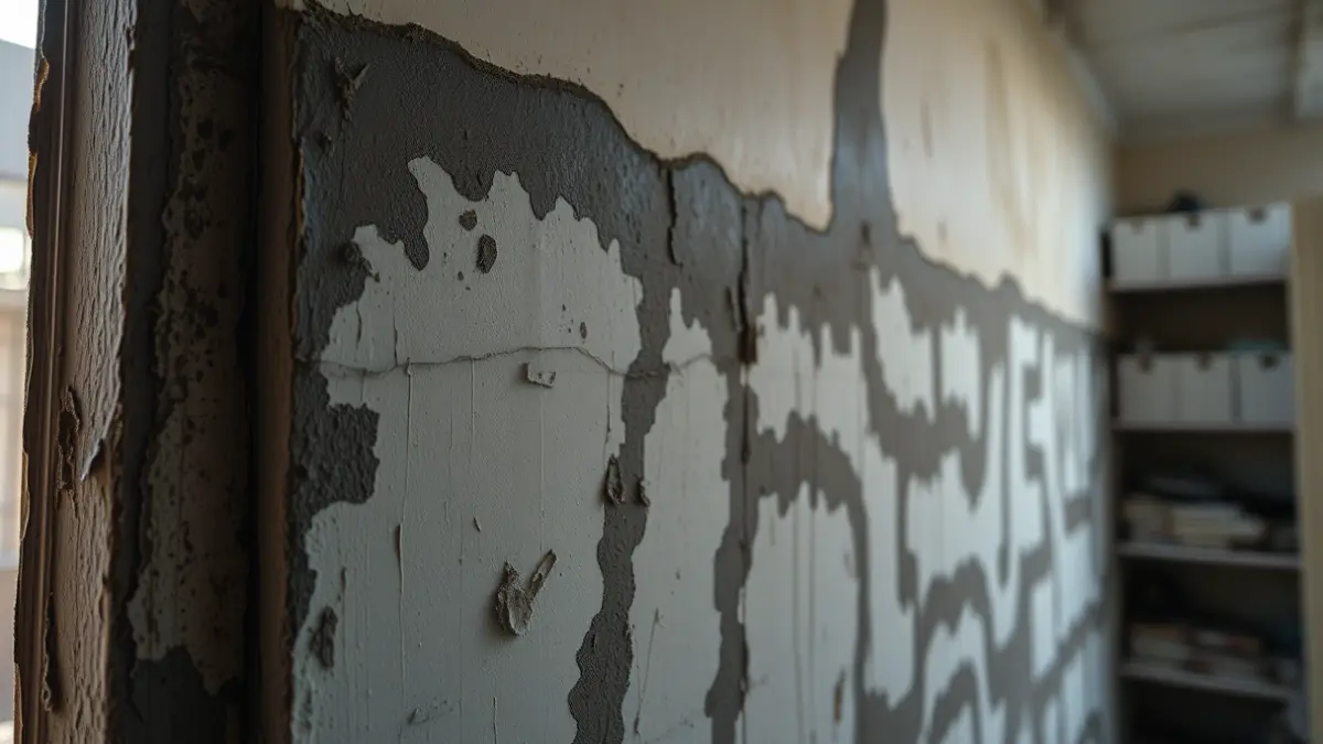 Imagen de una pared con humedades y moho en una vivienda.