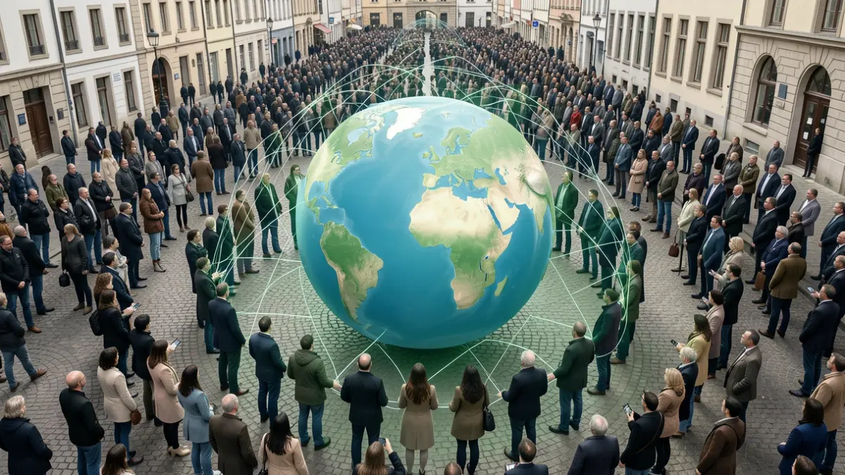 Imagen genérica de cooperación global y responsabilidad compartida.