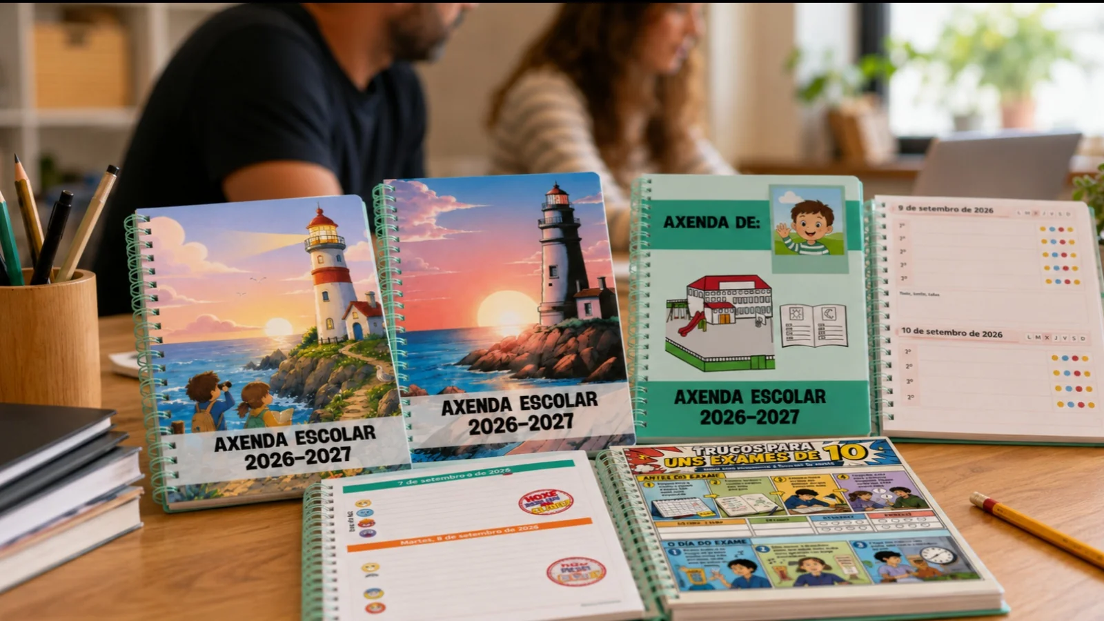 A cooperativa A Eira lanza un ano máis as súas axendas escolares en galego