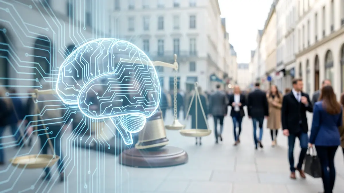 Imagen genérica de tecnología y derecho.