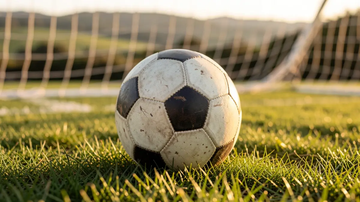 Imagen genérica de un balón de fútbol sobre hierba recién cortada.