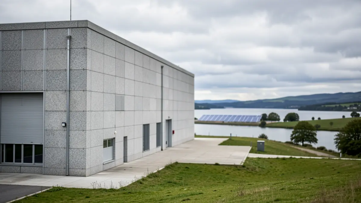 Imaxe xenérica dun proxecto de enerxía renovable en Galicia.