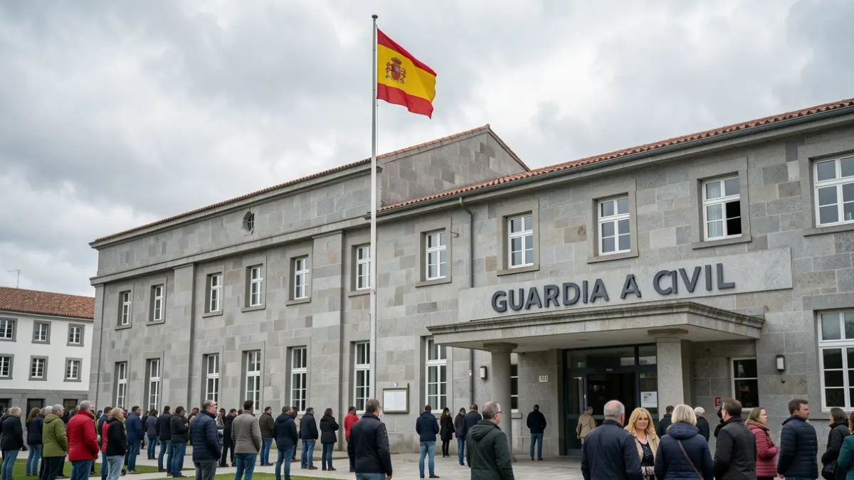 Imagen genérica de un cuartel de la Guardia Civil en Galicia.