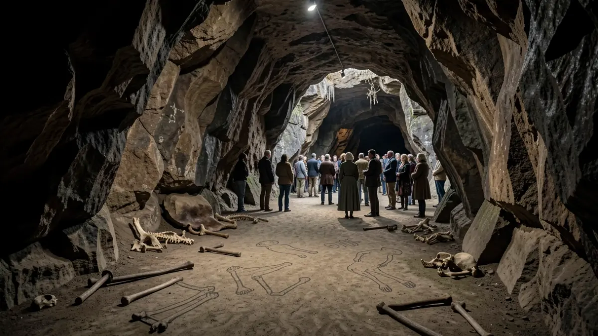 Imagen genérica de una cueva con hallazgos arqueológicos.