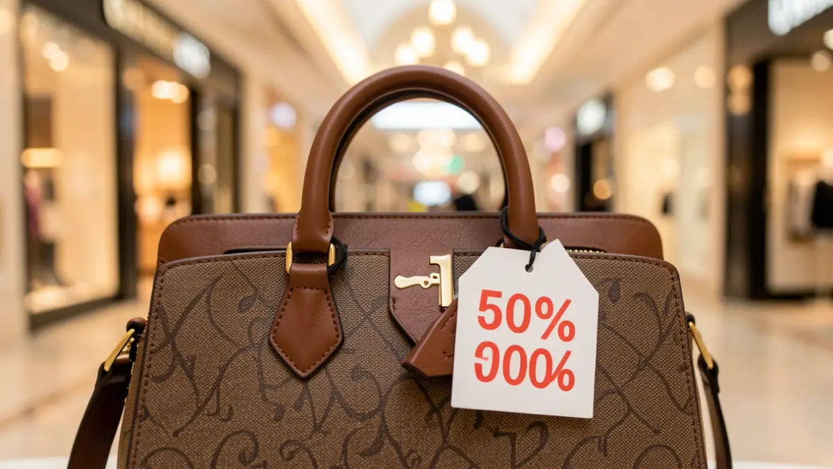 Imagen genérica de lujo y ahorro en tiendas.