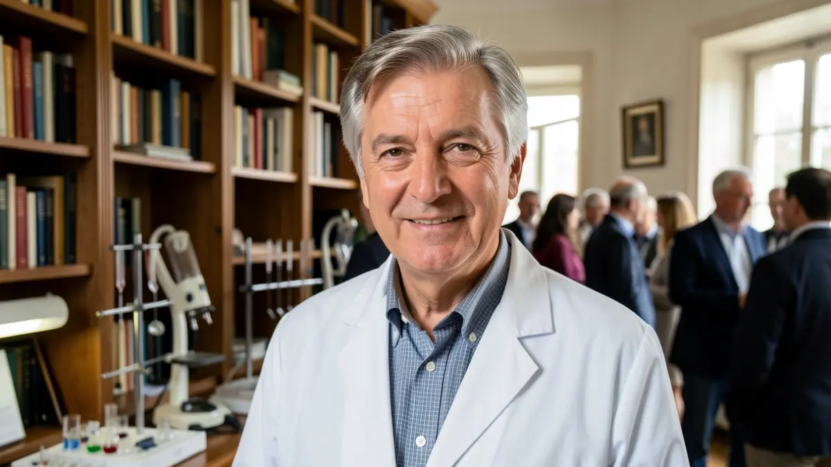 Imagen genérica de un médico gallego distinguido en un estudio.