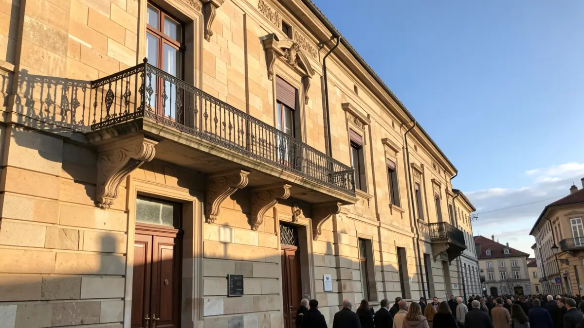 Imagen genérica de un edificio institucional de Galicia.