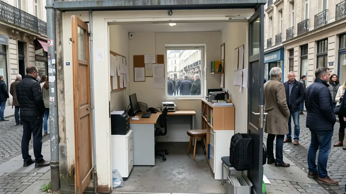 Imagen genérica de unas instalaciones de trabajo con espacio limitado.