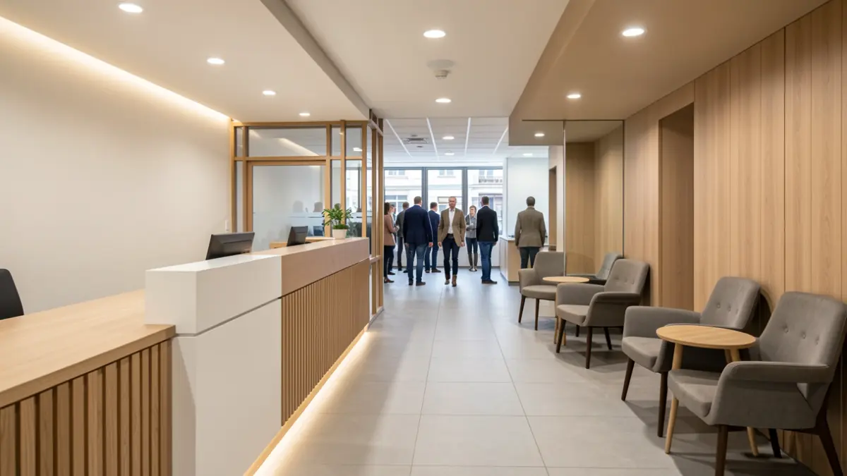 Imagen genérica de un centro de servicios públicos moderno y accesible.