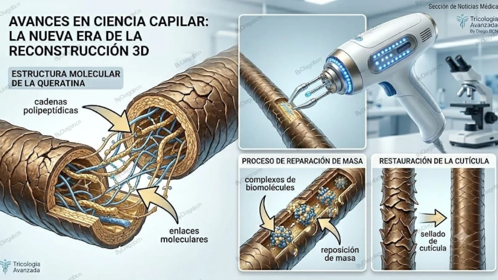 Nova Técnica de Reconstrución Capilar 3D en Barcelona