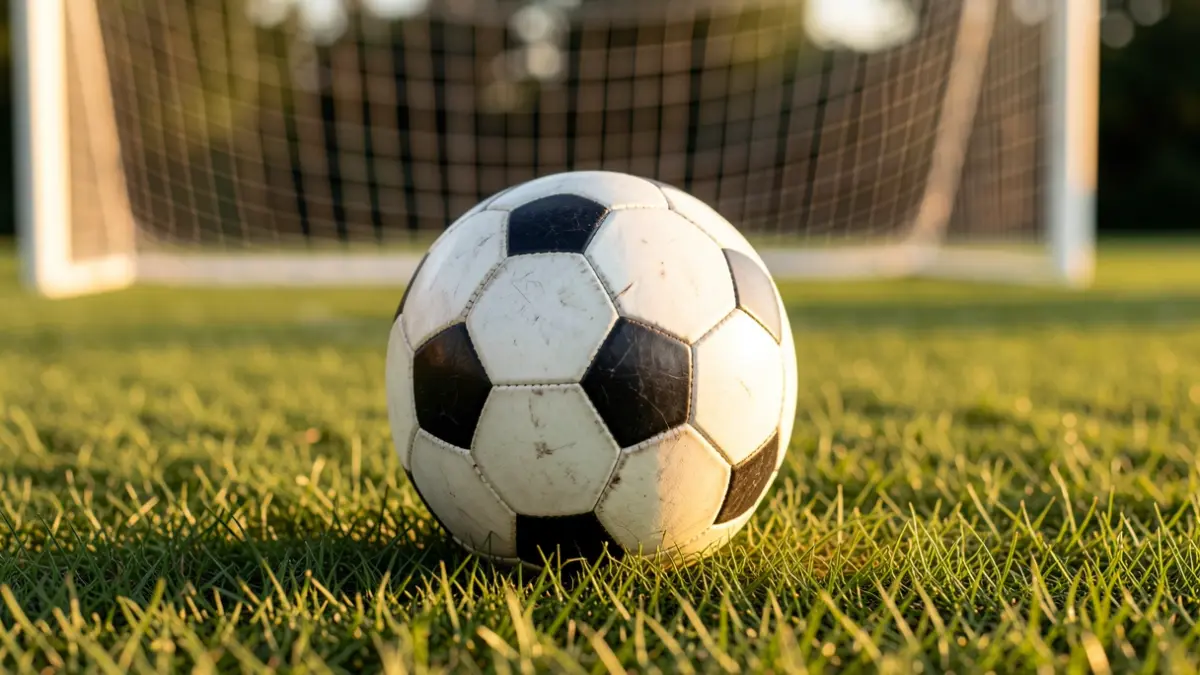 Imagen genérica de un balón de fútbol sobre hierba