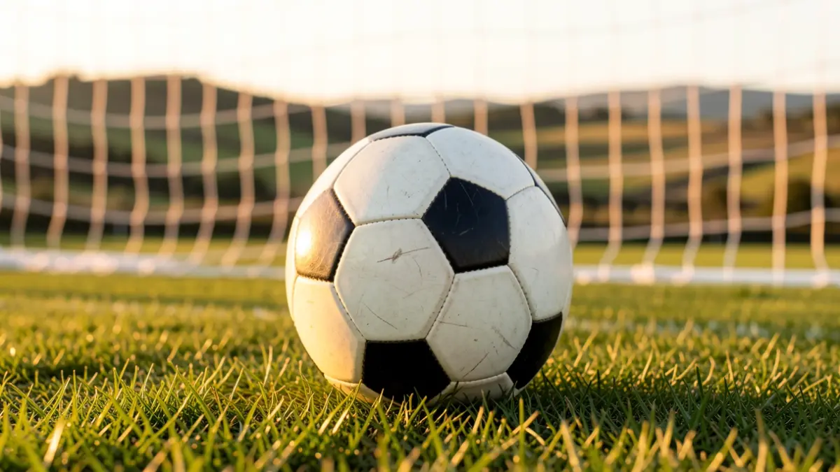 Imagen genérica de un balón de fútbol sobre hierba