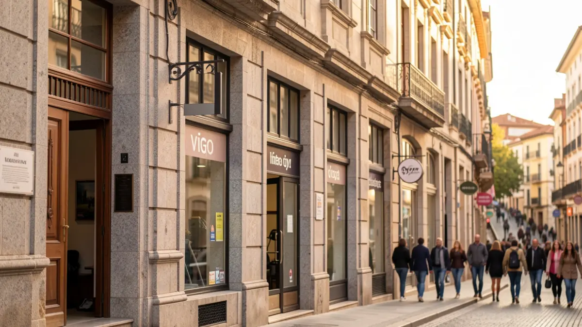 Imaxe xenérica dun edificio histórico en Vigo.