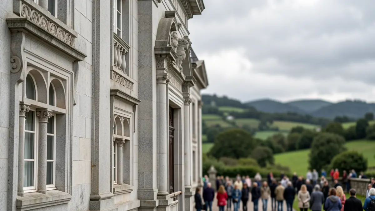Imagen genérica de un edificio histórico de granito en Galicia.