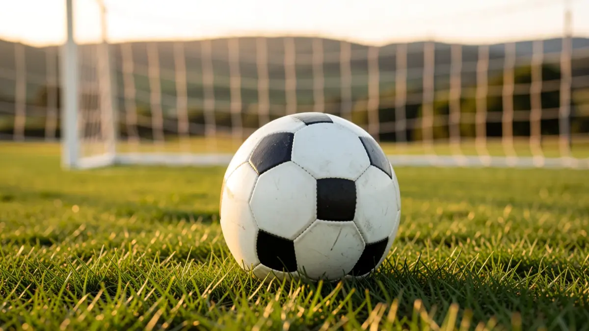 Imagen genérica de un balón de fútbol sobre hierba