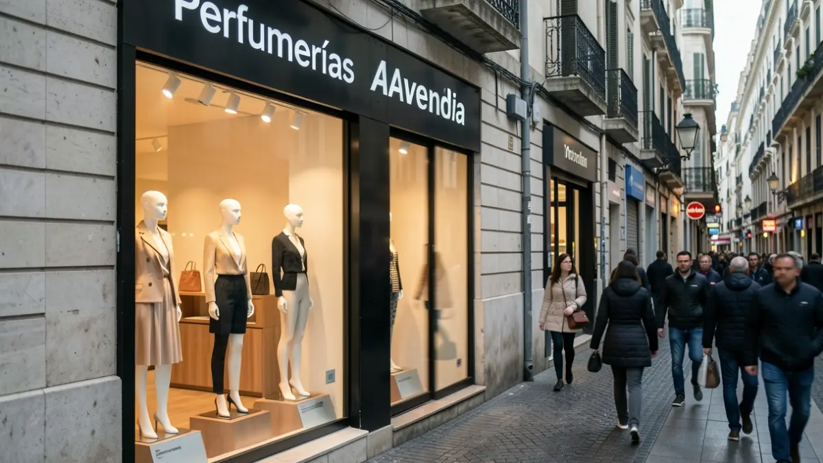 Imaxe xenérica dunha tenda de perfumería.