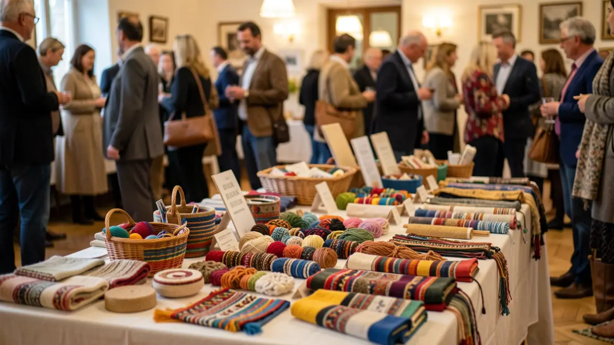 Imagen genérica de un rastrillo solidario con productos artesanales.