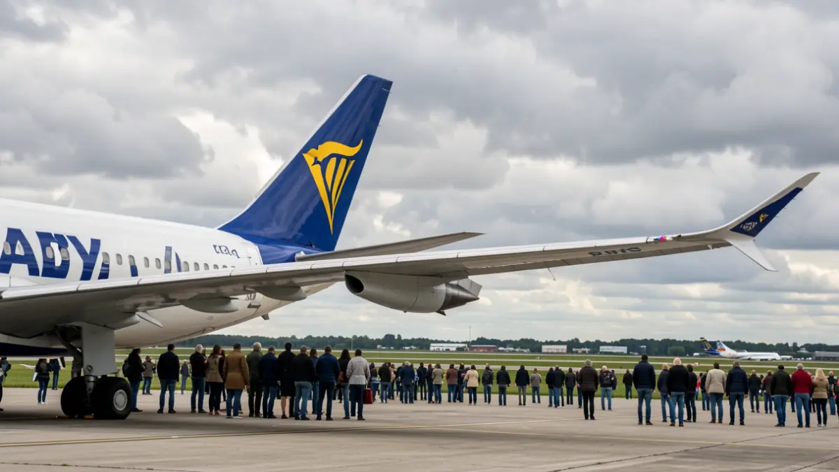 Imagen genérica de un avión de Ryanair.