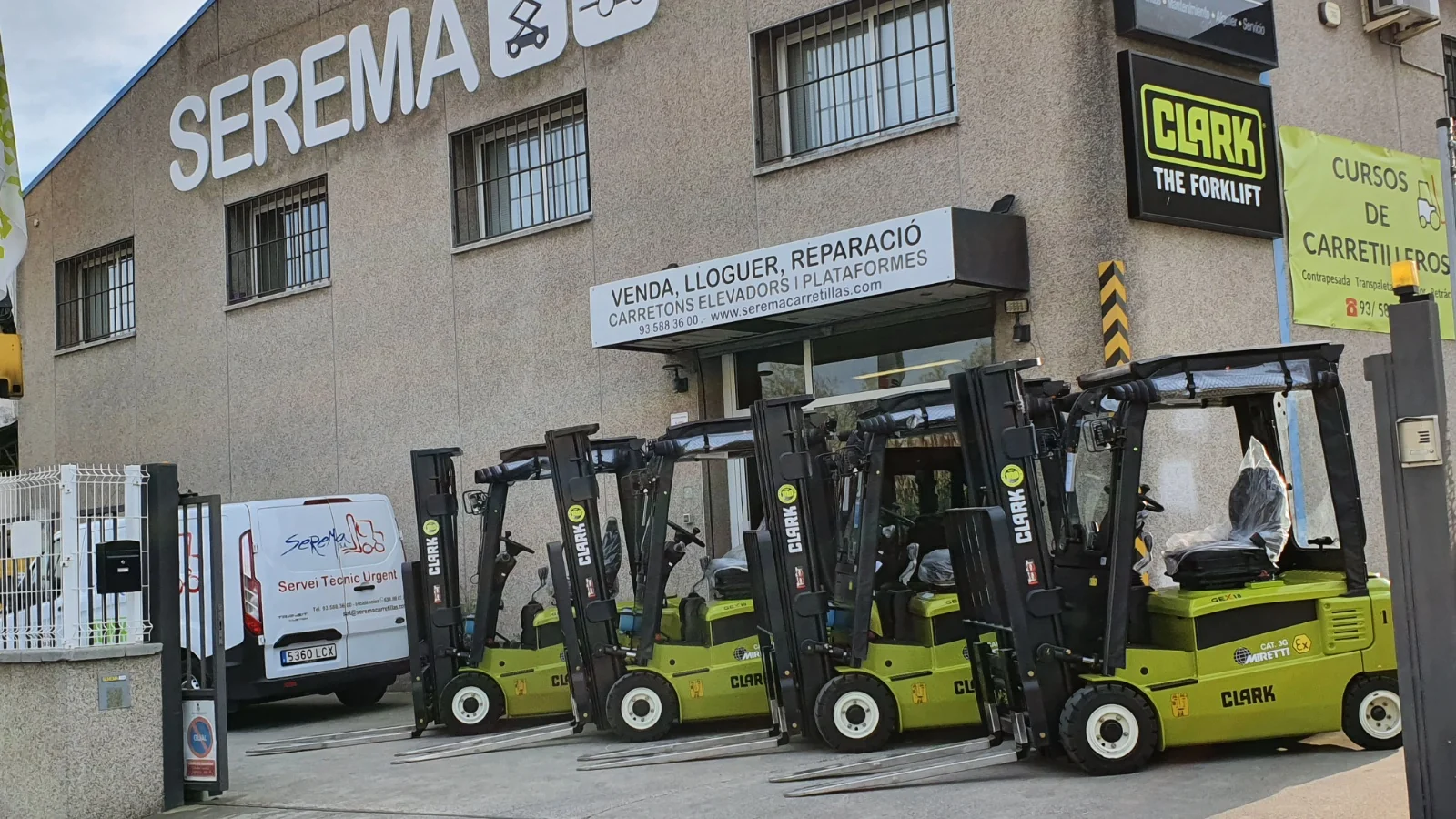 Serema reforza a súa posición en Cataluña como especialista en carretillas elevadoras e maquinaria ATEX