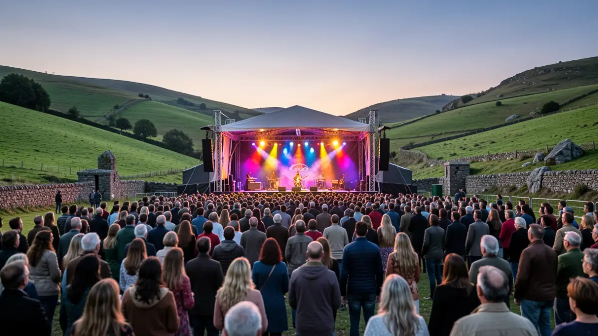 Imagen genérica de un festival de música al aire libre en Galicia.