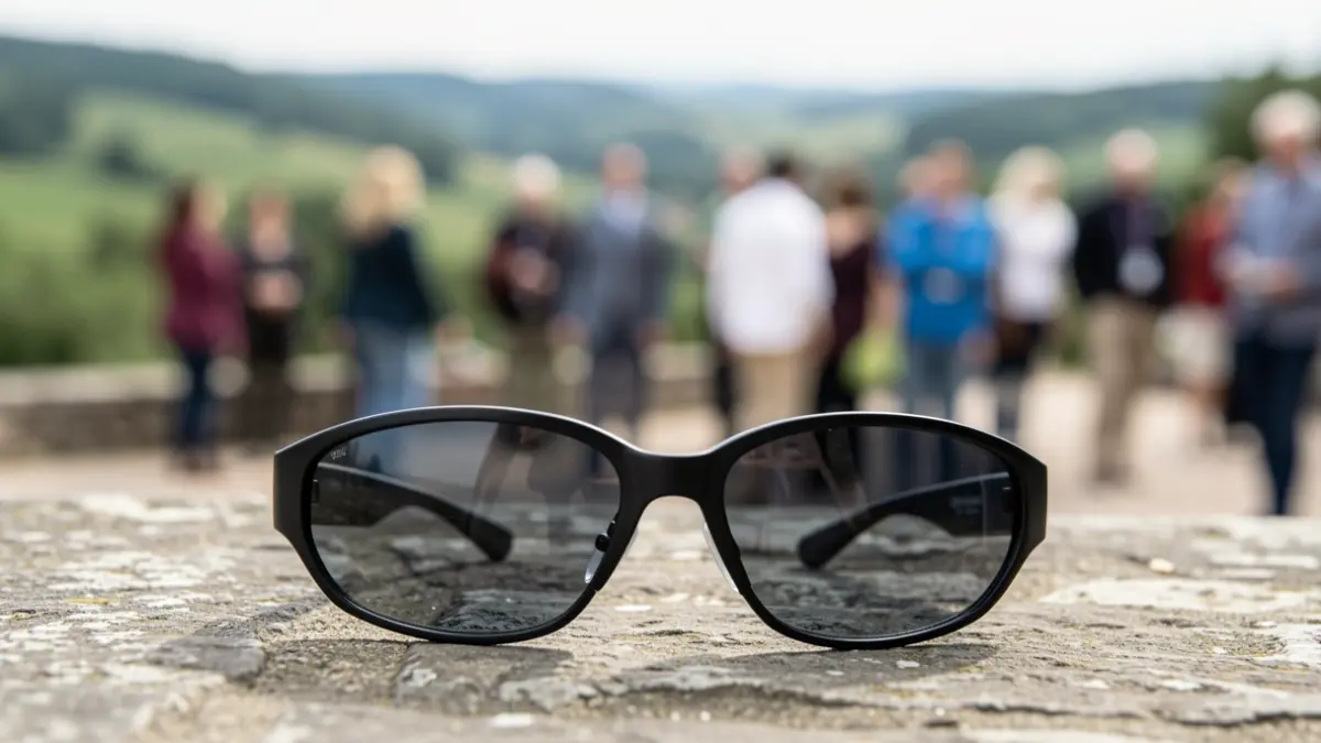 Imaxe xenérica de lentes para a observación dunha eclipse solar.