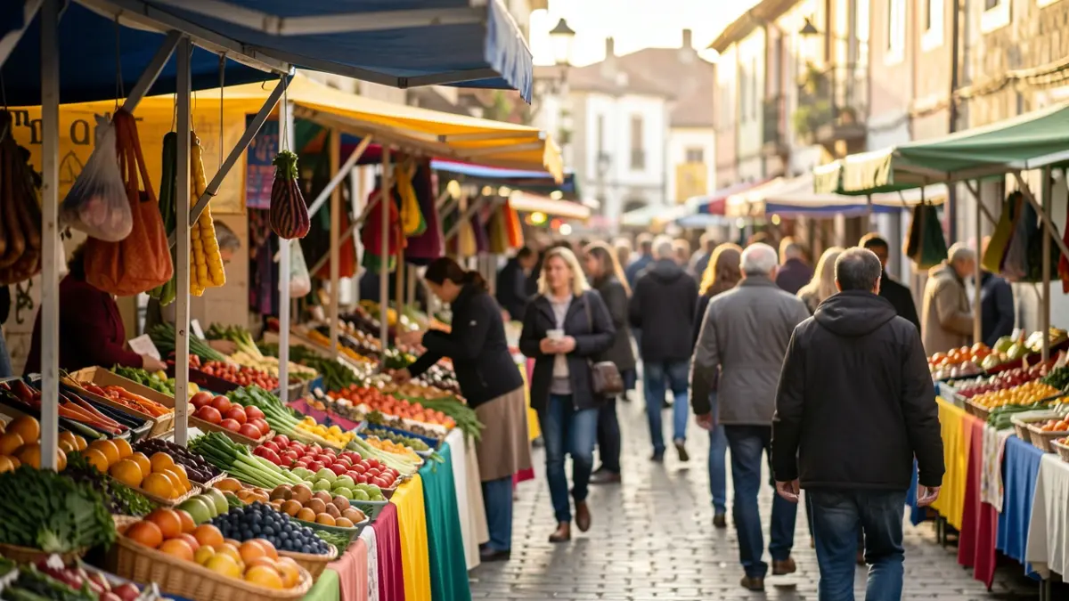 Imaxe xenérica de tendas de comercio local en Galicia.