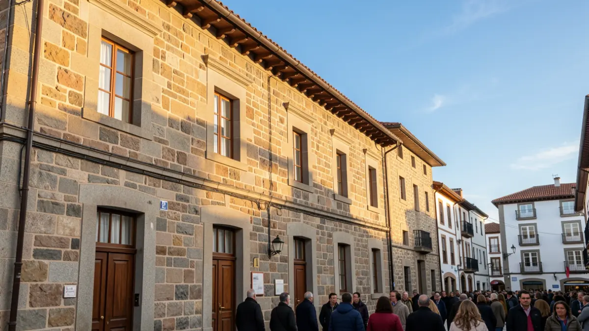 Imaxe xenérica dun albergue de peregrinos en Vigo.
