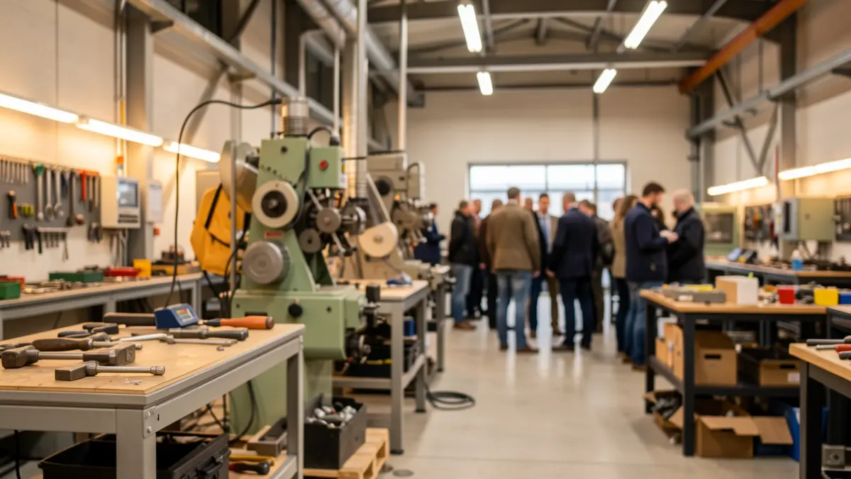 Imagen genérica de un taller de formación profesional industrial.
