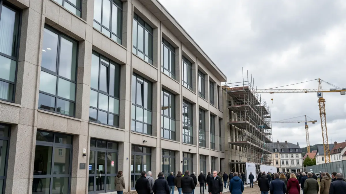 Imagen genérica de un hospital gallego en proceso de ampliación y modernización.