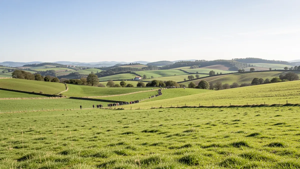 Imagen genérica de un paisaje rural gallego en un día soleado.
