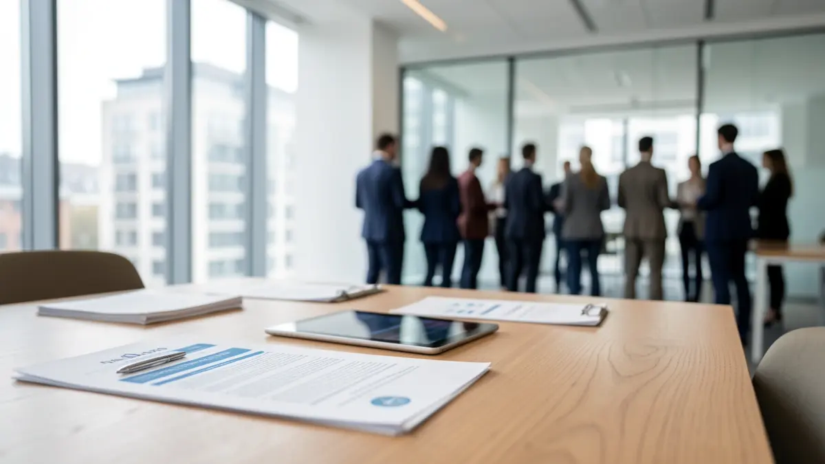 Imaxe xenérica de oficina e documentación empresarial.