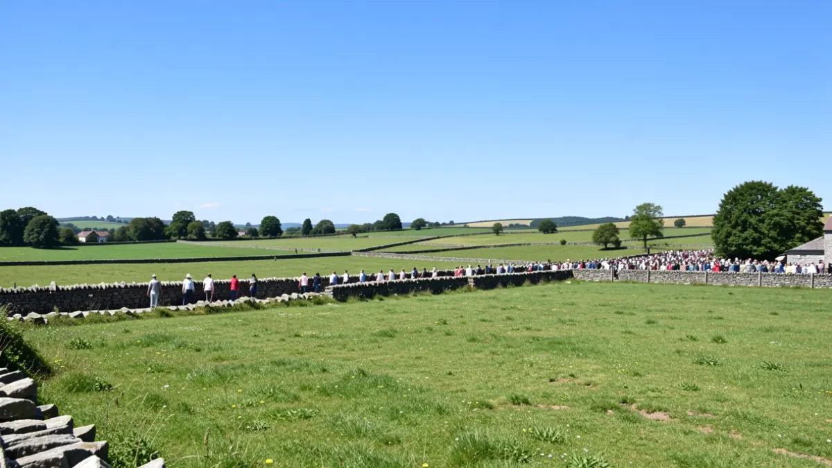 Imaxe xenérica dunha paisaxe rural galega nun día soleado.